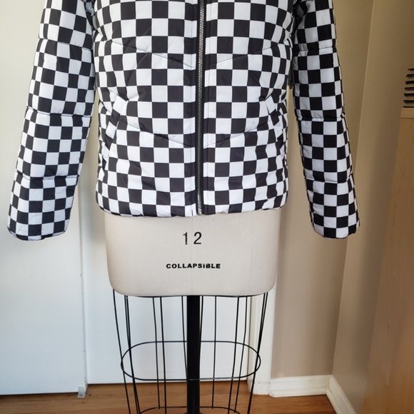 Vans Iconic Checkered Puffer Jacket Size XS NEW! - Picture 14 of 16